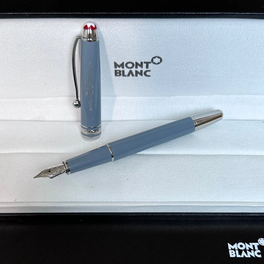 Blue Silver Pen