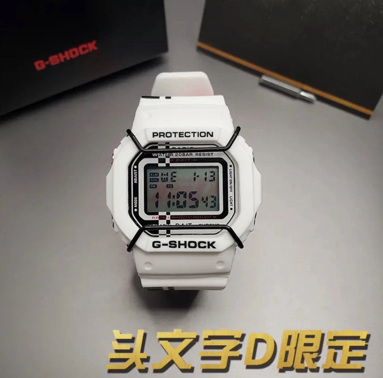 Casio Head Text D Co branded Waterproof Square Men's Watch DW5600BAIT20 Street Racing Watch
