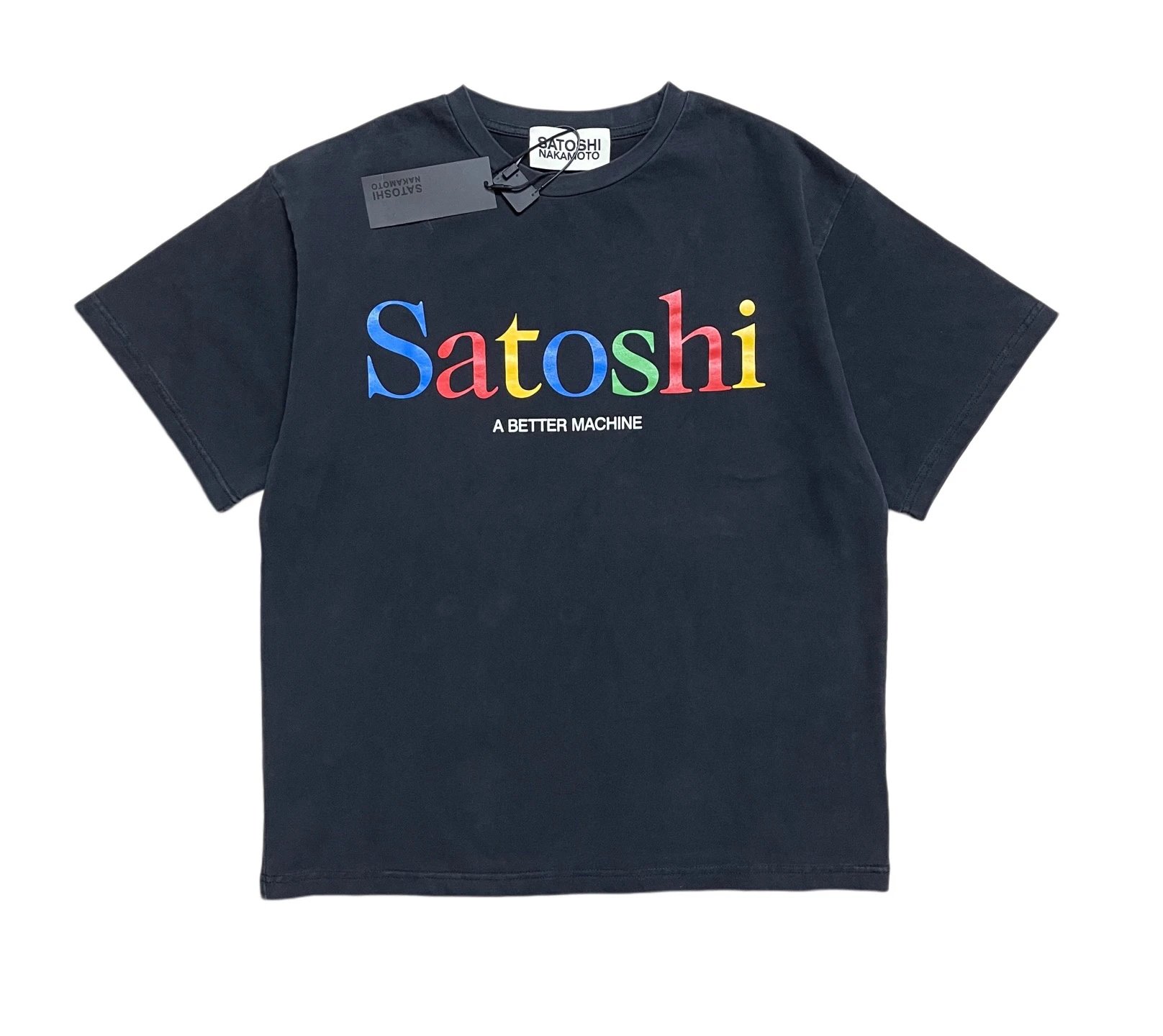 Satoshi Nakamoto  采用重磅100%纯棉水洗面料 短袖T恤