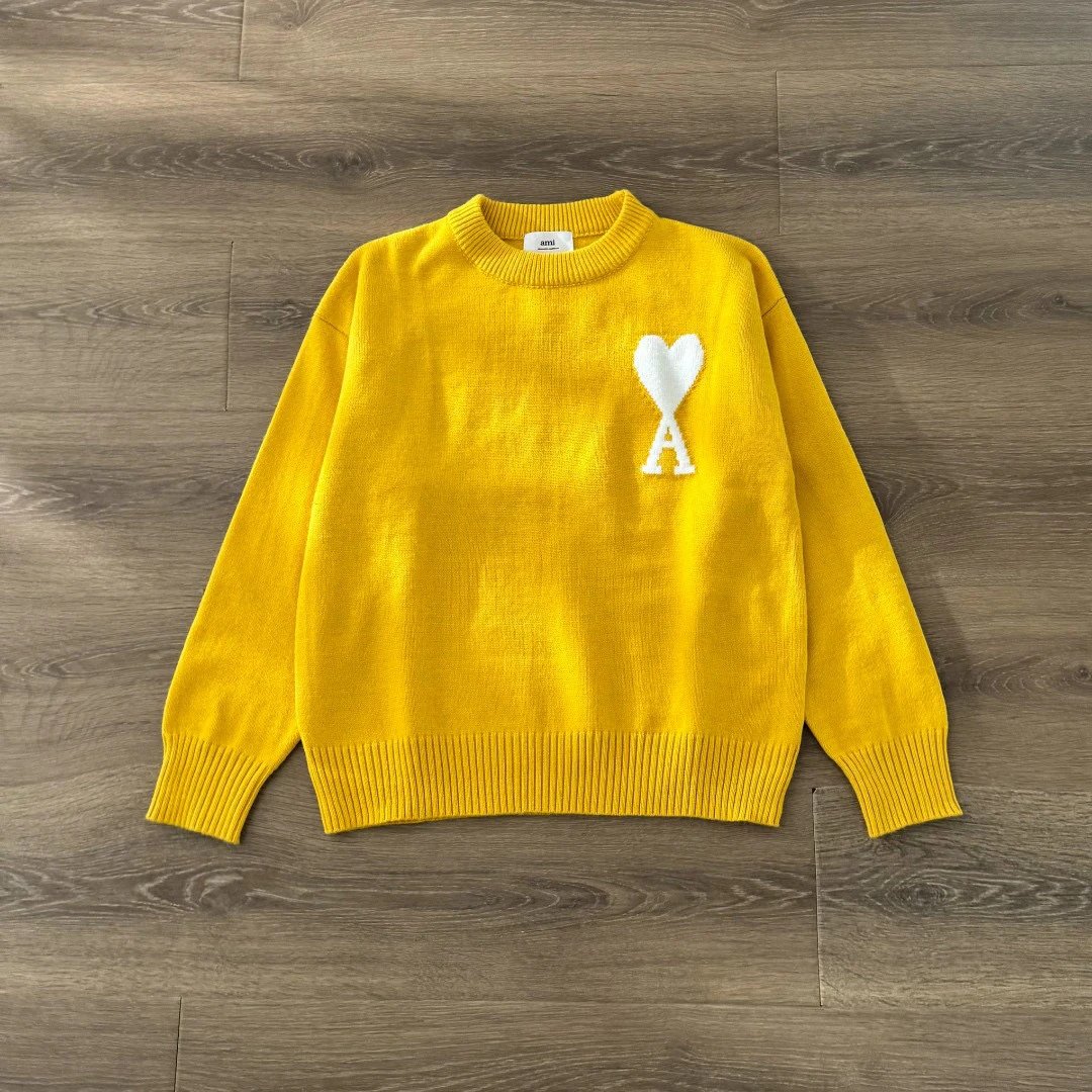 Heart Knit Crewneck Sweater photo 6