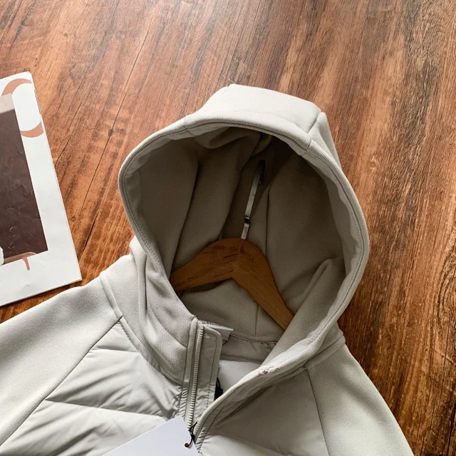 Lacoste Jackets Hooded quilted hybrid jacket product detail image 13