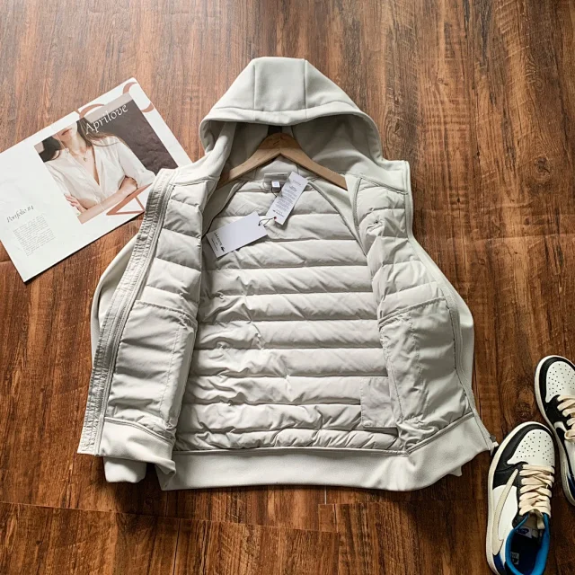 Lacoste Jackets Hooded quilted hybrid jacket product detail image 11