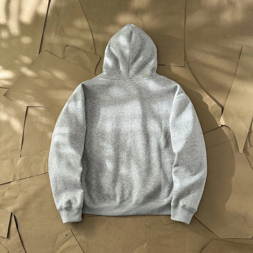 Nike x Stussy Logo Crewneck Sweatshirt Gray - 11