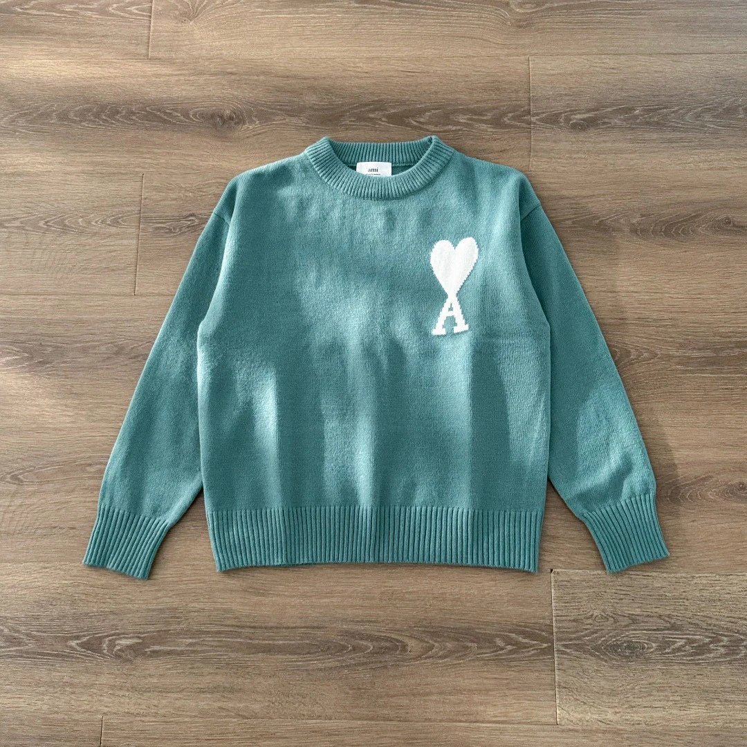 Heart Knit Crewneck Sweater photo 8