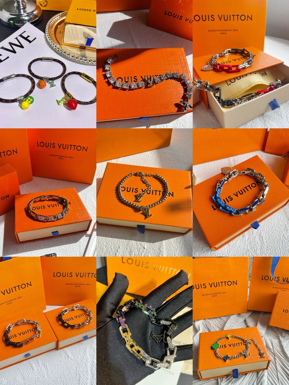 Virgil's new full diamond bracelet necklace
