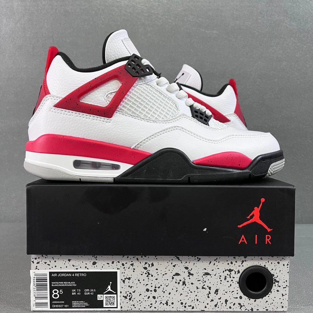 Jordan 4 Motorsport Shoes — Red Cement DH6927-161 colorway — USFans Spreadsheet photo