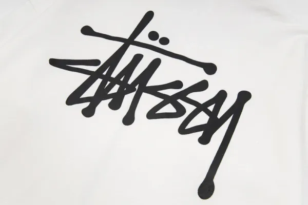 Stüssy Classic Logo Zip-Up Hoodie Navy - 17