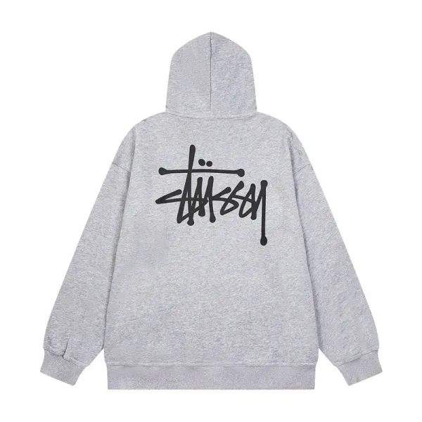 Stüssy Classic Logo Zip-Up Hoodie Navy - 41