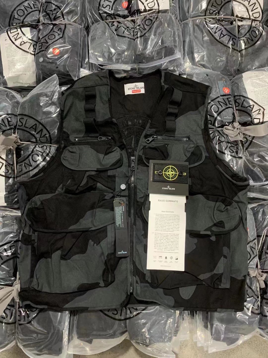 S stone down jacket vest