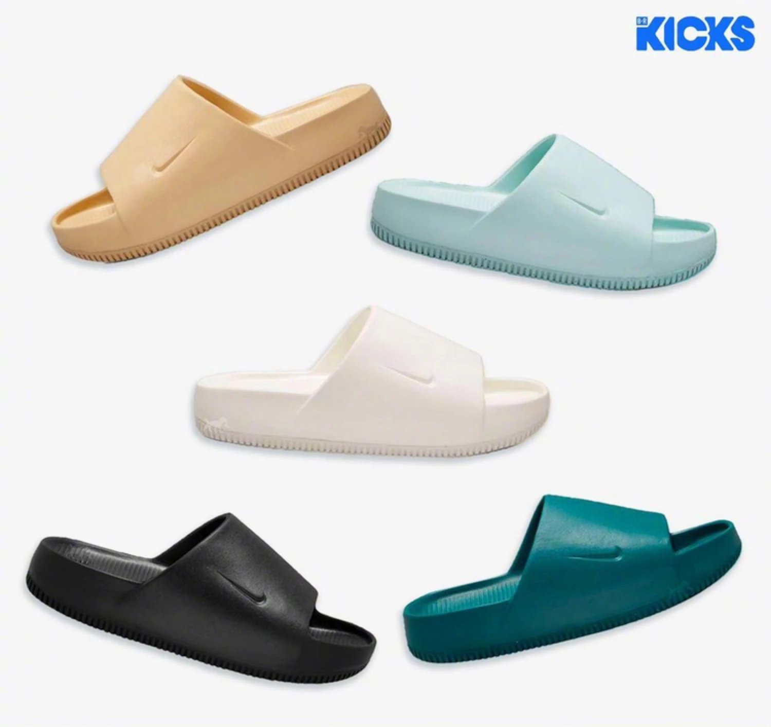Nike Calm Slide Unisex New Casual Thick Sole Breathable Sport Sliders FD4116-001 Nike Women's Fall New Trendy Comfortable House Slides DX4816-300 Nike Men's CALM Casual Sport Sliders