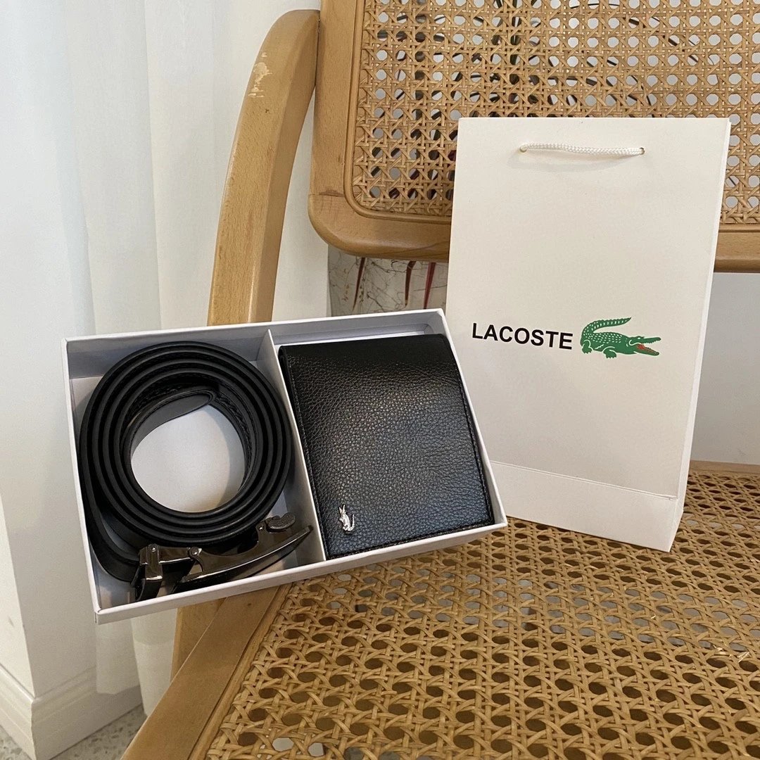 Lacoste Belt Gift Set