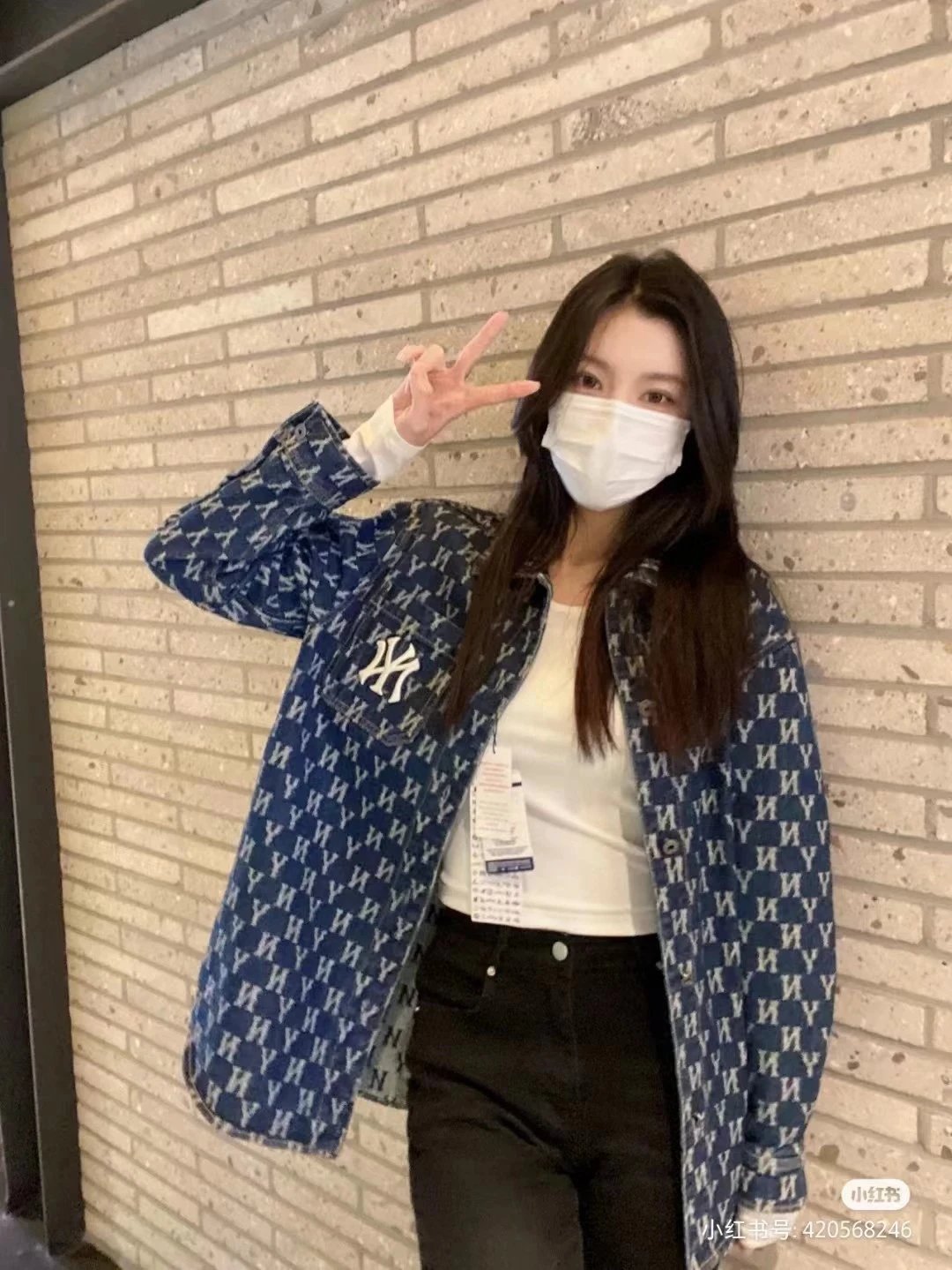 All-Over Print Denim Jacket