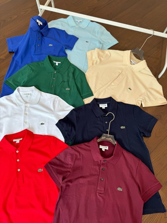 Classic men's and women's models casual lapel short-sleeved polo shirts Year-round full-color and full-size, rest assured that the promotion of
