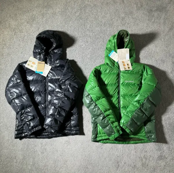 Design Montbell Down Jacket Green with Black Panels Down Jacket - 13