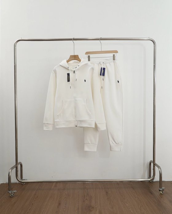 Original quality basic embroidery logo three needle five thread set hoodie and pants for men and women