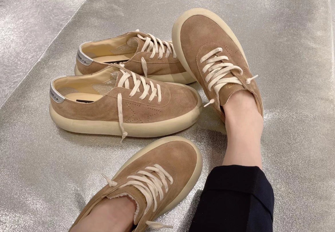 代购版本GGDB spacestar面包鞋2023年早春新款ggdb小脏鞋大头面包鞋G小脏鞋女休闲鞋女板鞋女松糕厚底休闲鞋星星板鞋女复古面包鞋女棉鞋加绒鞋毛毛鞋女