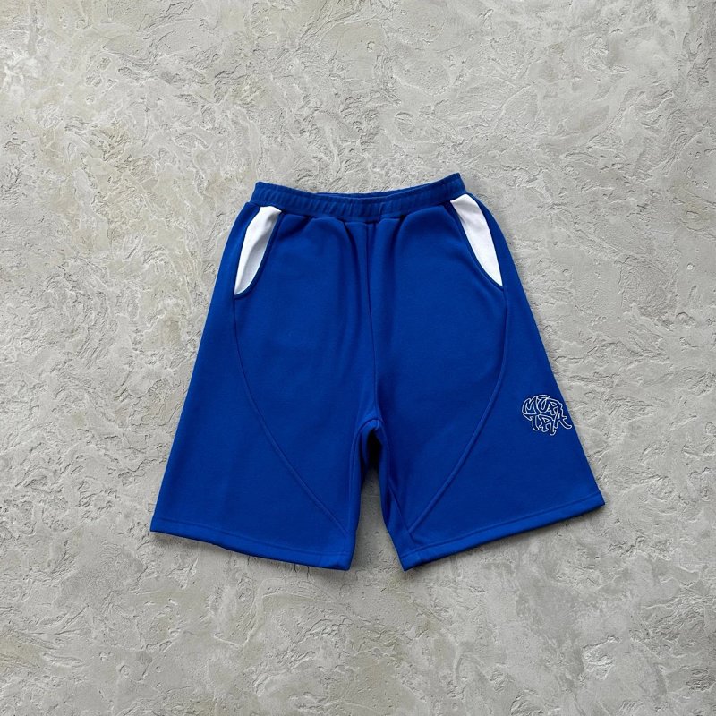 150¥ dark blue embroidered shorts