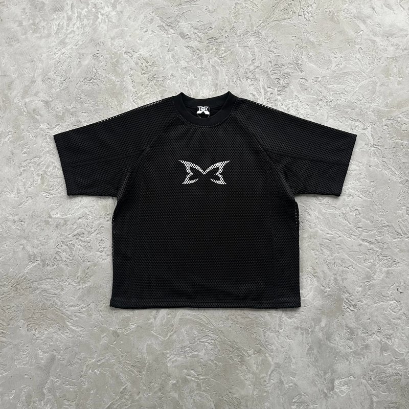 130¥mesh jersey with built-in tee