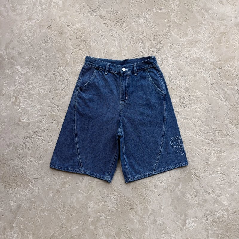 155¥Mertra denim shorts-blue