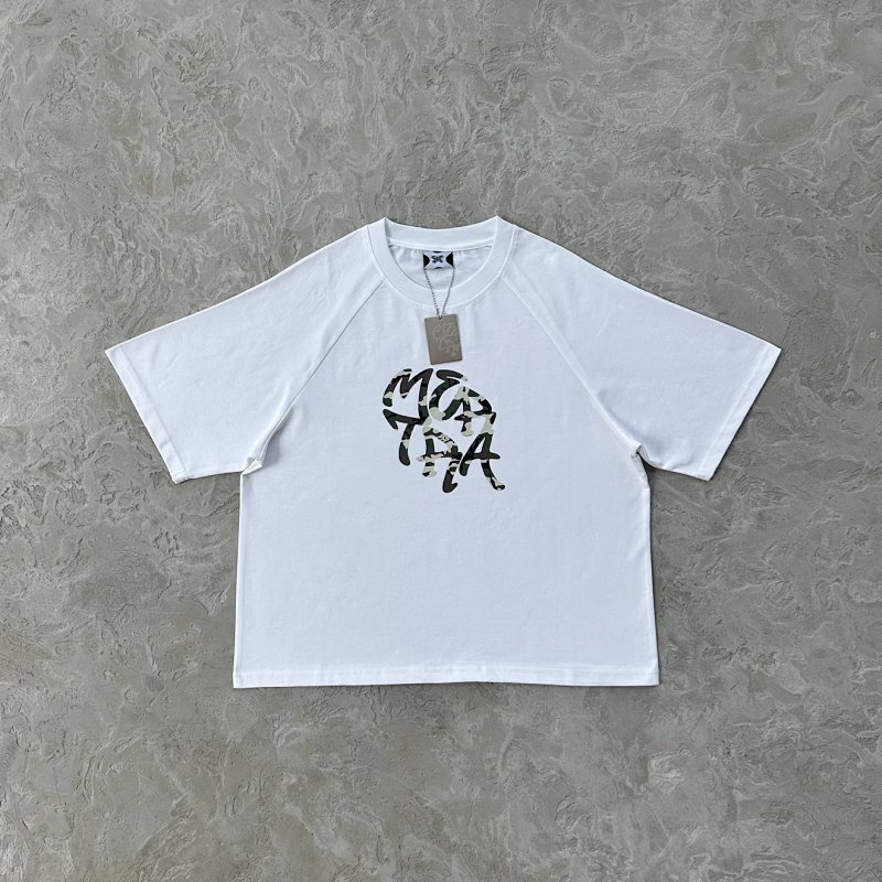 95¥ Mertra Camo Tee-White