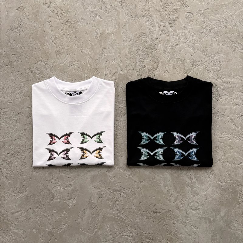95¥ME stacked logo tees