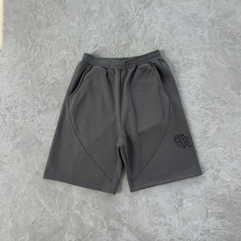 150¥Dark grey embroidered shorts