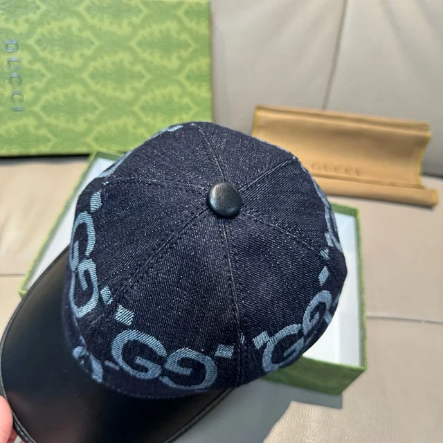 Gucci Hats GG monogram baseball cap product detail image 18