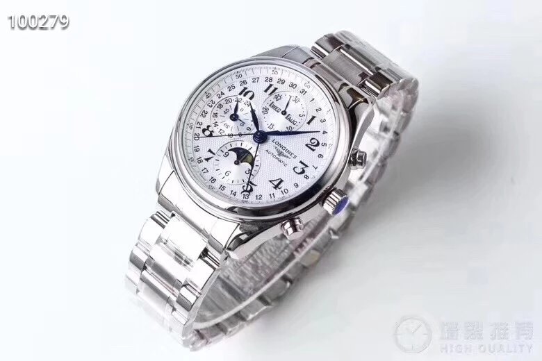JF Longines Eight-Hand Watch