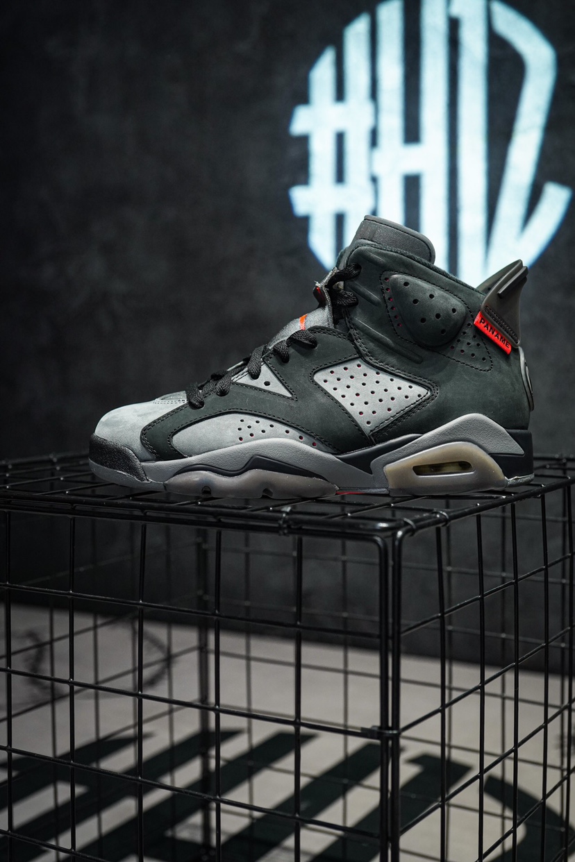 东莞大厂出品 PSG x NK Jordan 6 Paris Saint-Germain Football Club 大巴黎圣日耳曼aj6高帮篮球鞋球鞋休闲鞋运动鞋潮鞋男鞋
