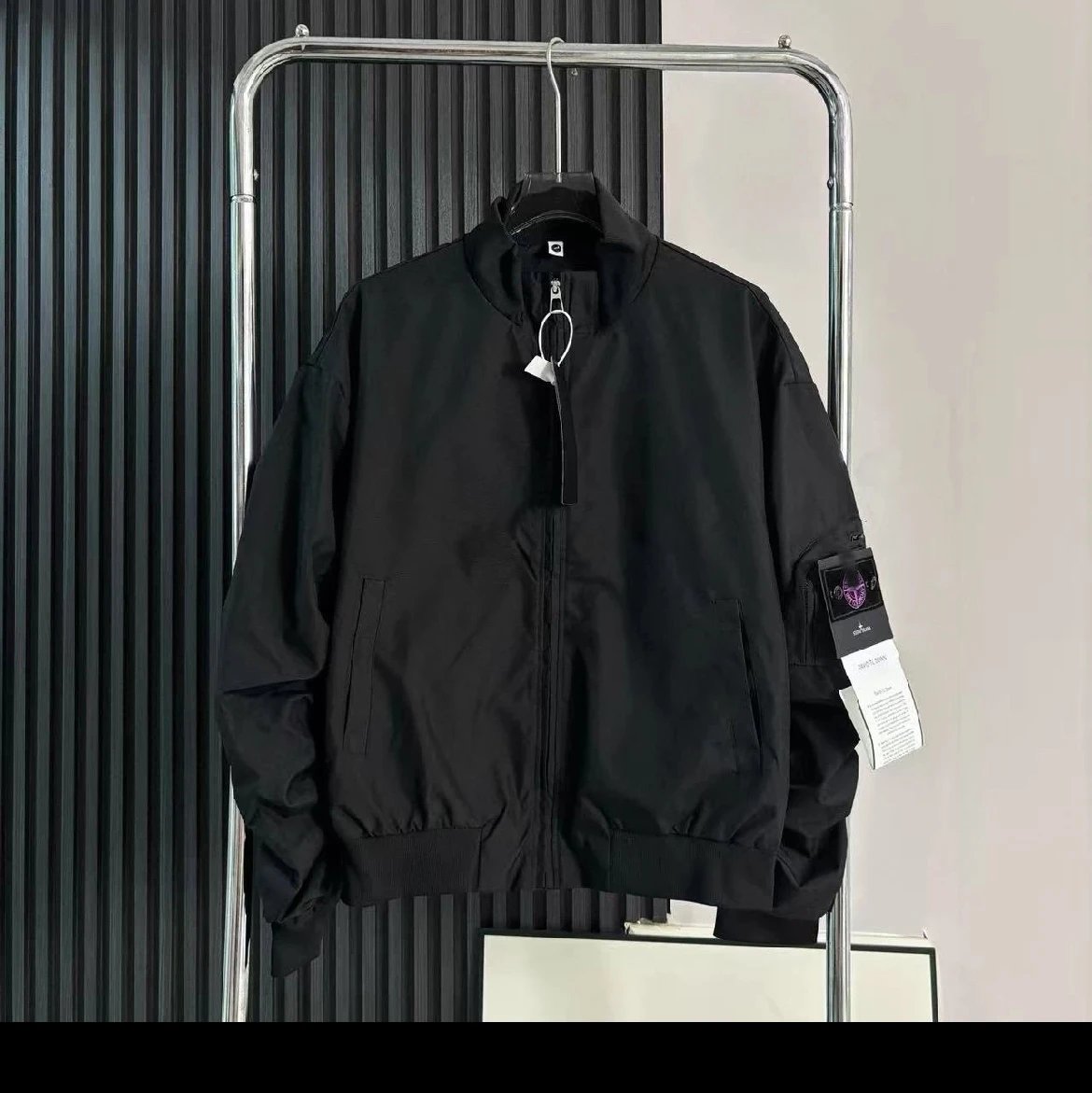 black hoodie