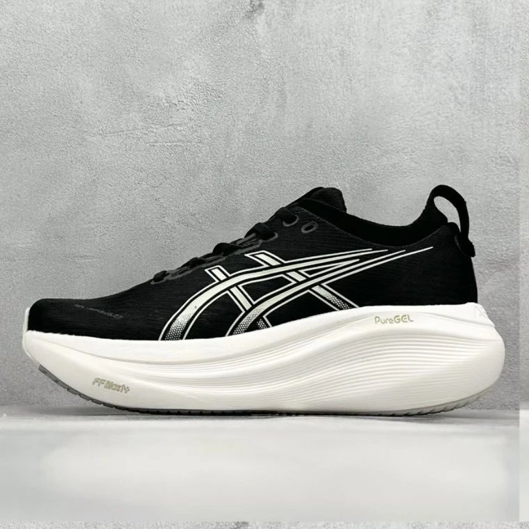ASICS Sneakers GEL-NIMBUS 27 — Black and white