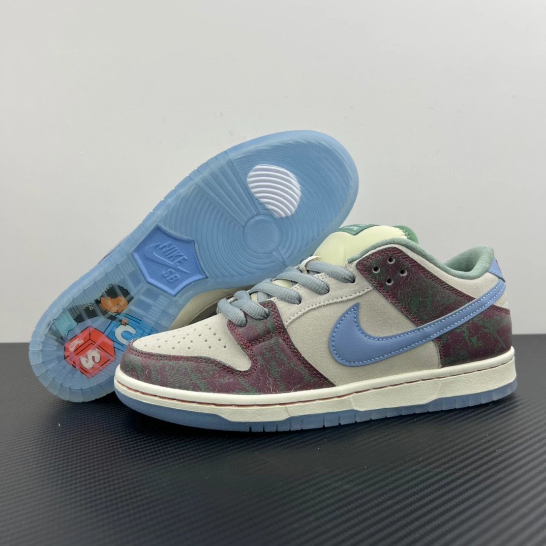 Nike Dunk Low Sneakers — Crenshaw Skate Club x Dunk Collaboration