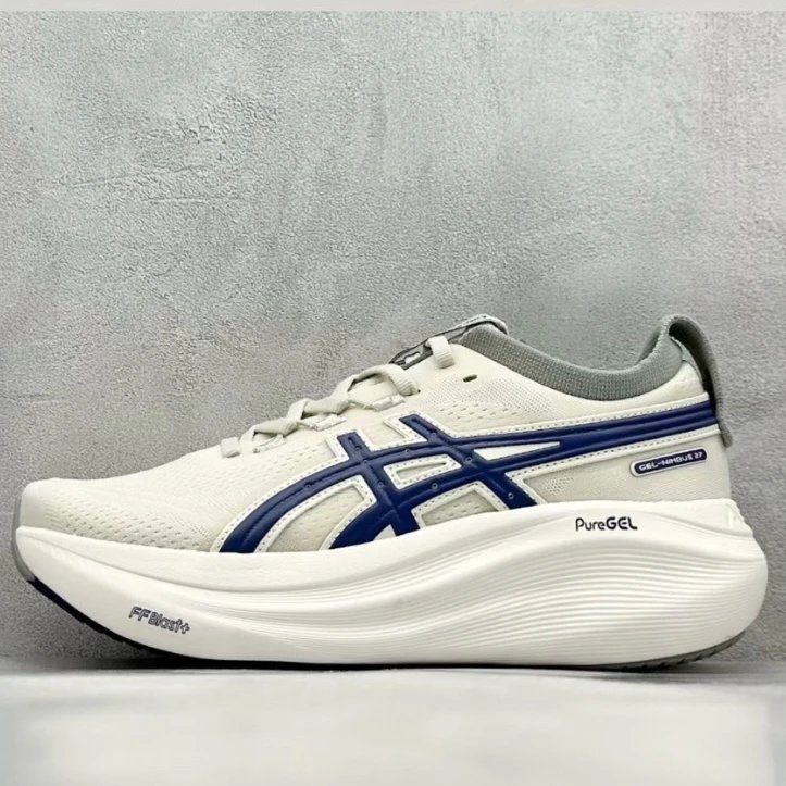 ASICS Sneakers GEL-NIMBUS 27 — White and blue