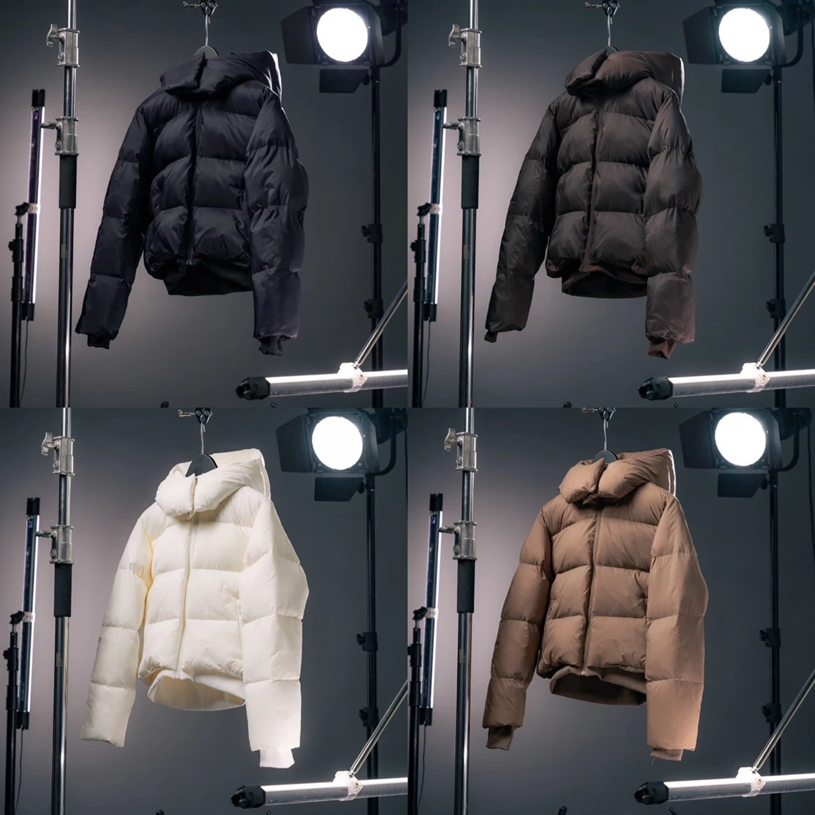 Unbranded Down Jackets Short hooded puffer jacket image 1