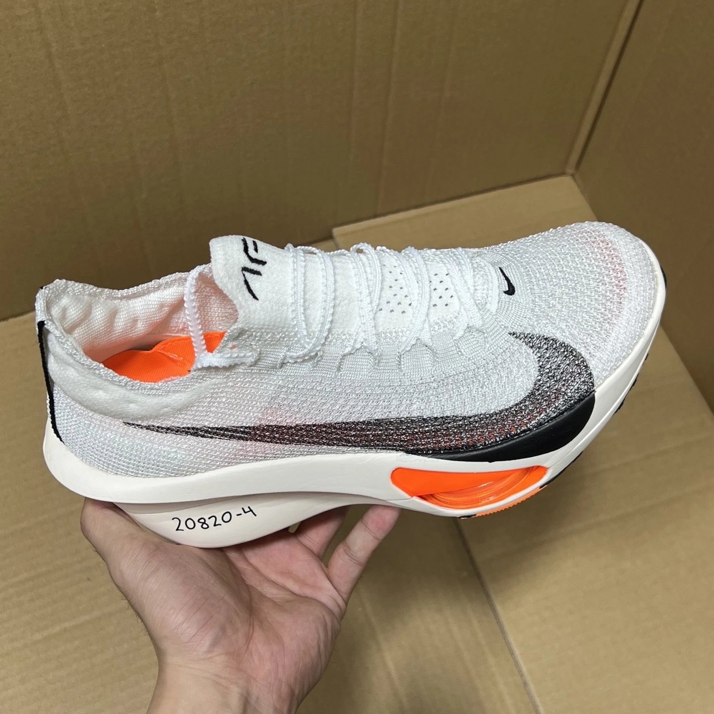 White/Orange