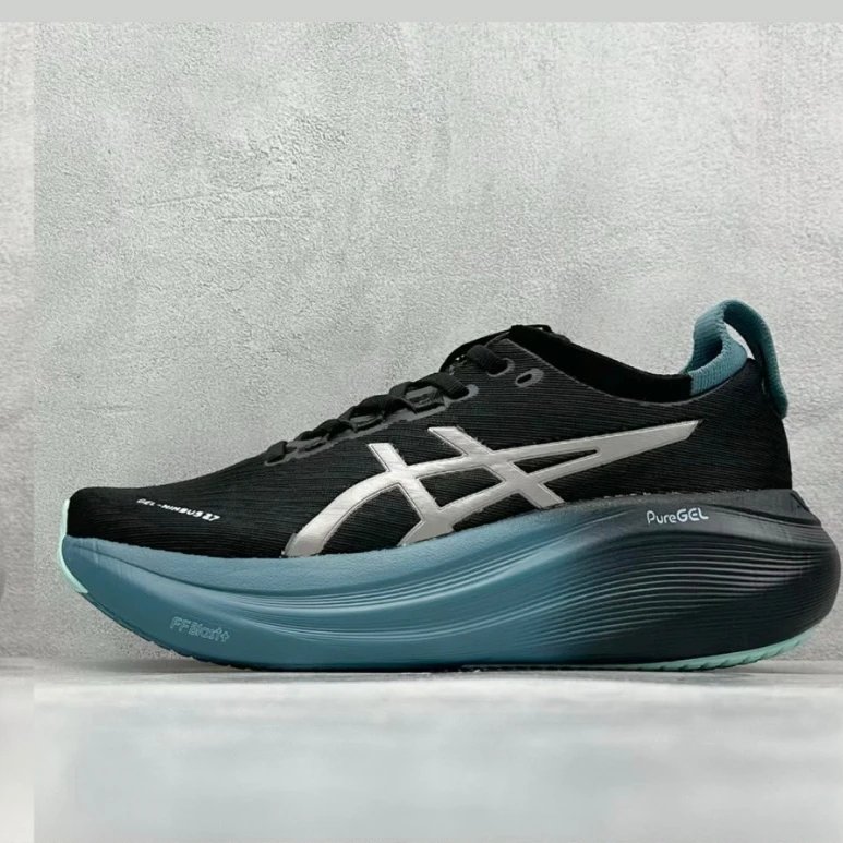 ASICS Sneakers GEL-NIMBUS 27 — black silver green