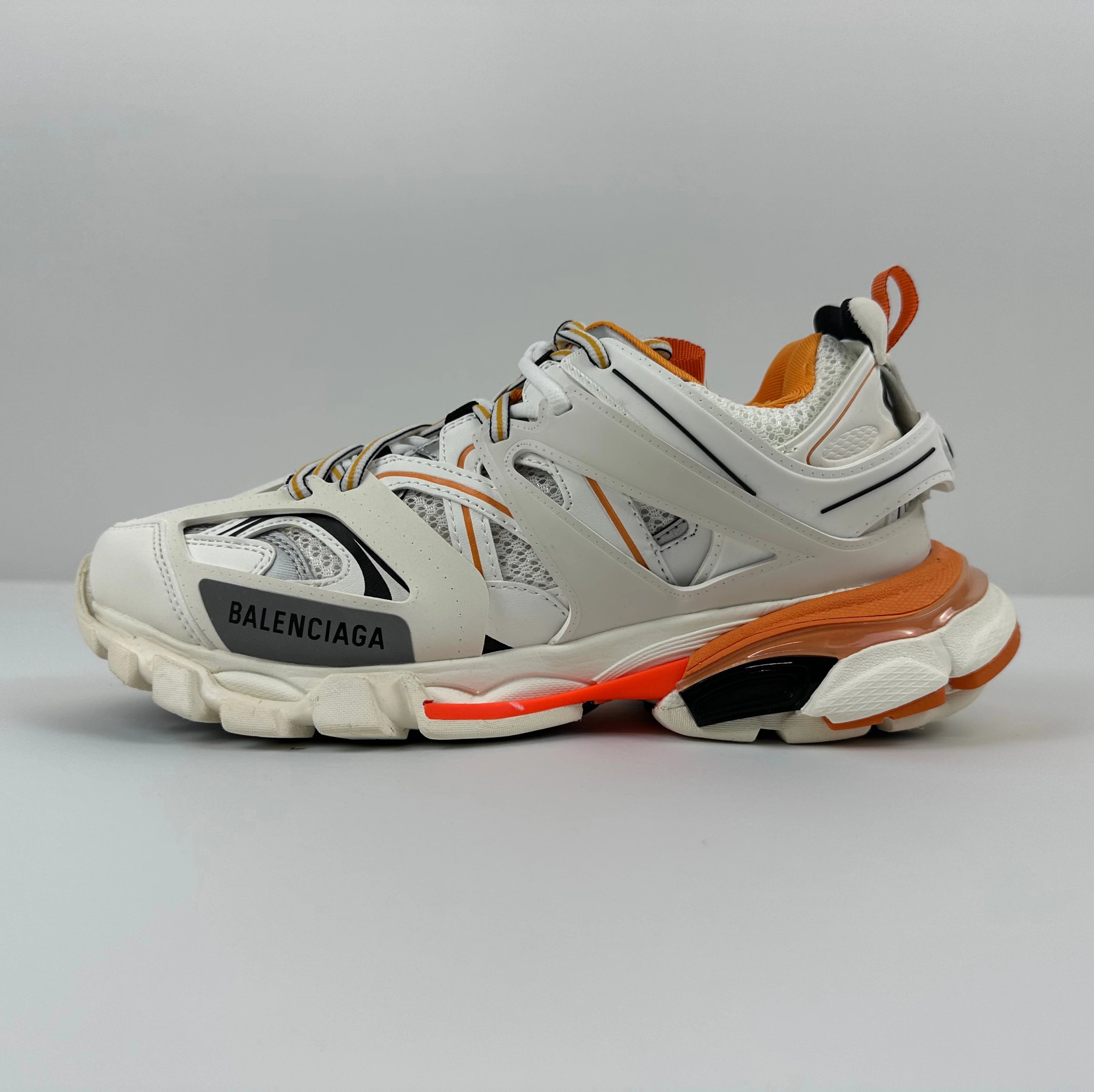 Balenciaga Sneakers Track 3.0 — White Orange