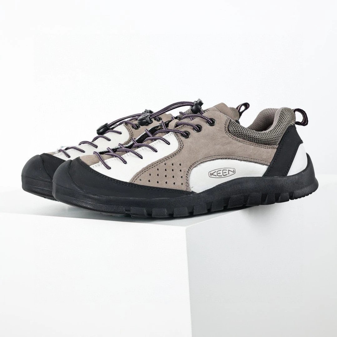 KEEN Sneakers Jasper low-top — Black, white, and brown