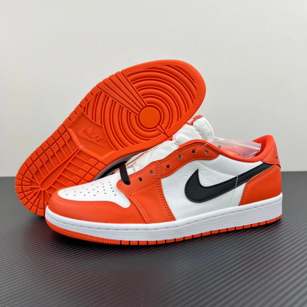 Aj1 Low White Orange Clash