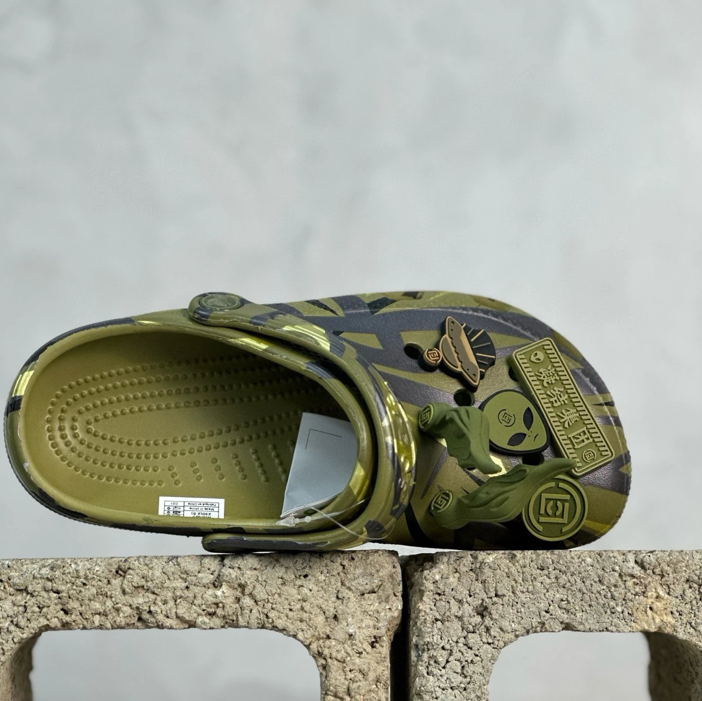 Crocs Sandals Classic Clog Collaboration — CLOT collaboration green
