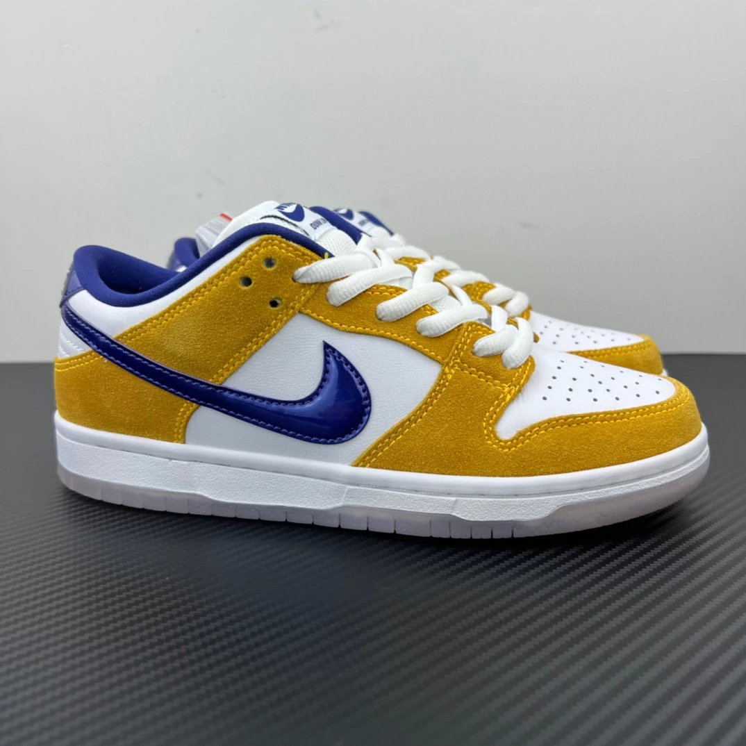 Nike Sneakers Dunk Low — “Laser Orange” Lakers Purple and Gold