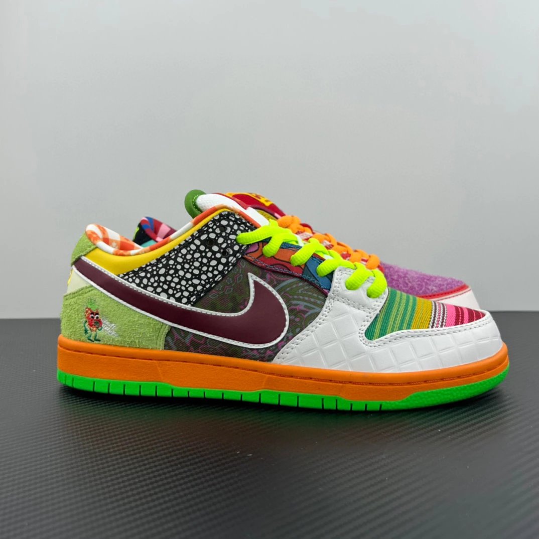 Nike Sneakers SB Dunk Low — Dunk "What Thepaul" color-blocked patchwork
