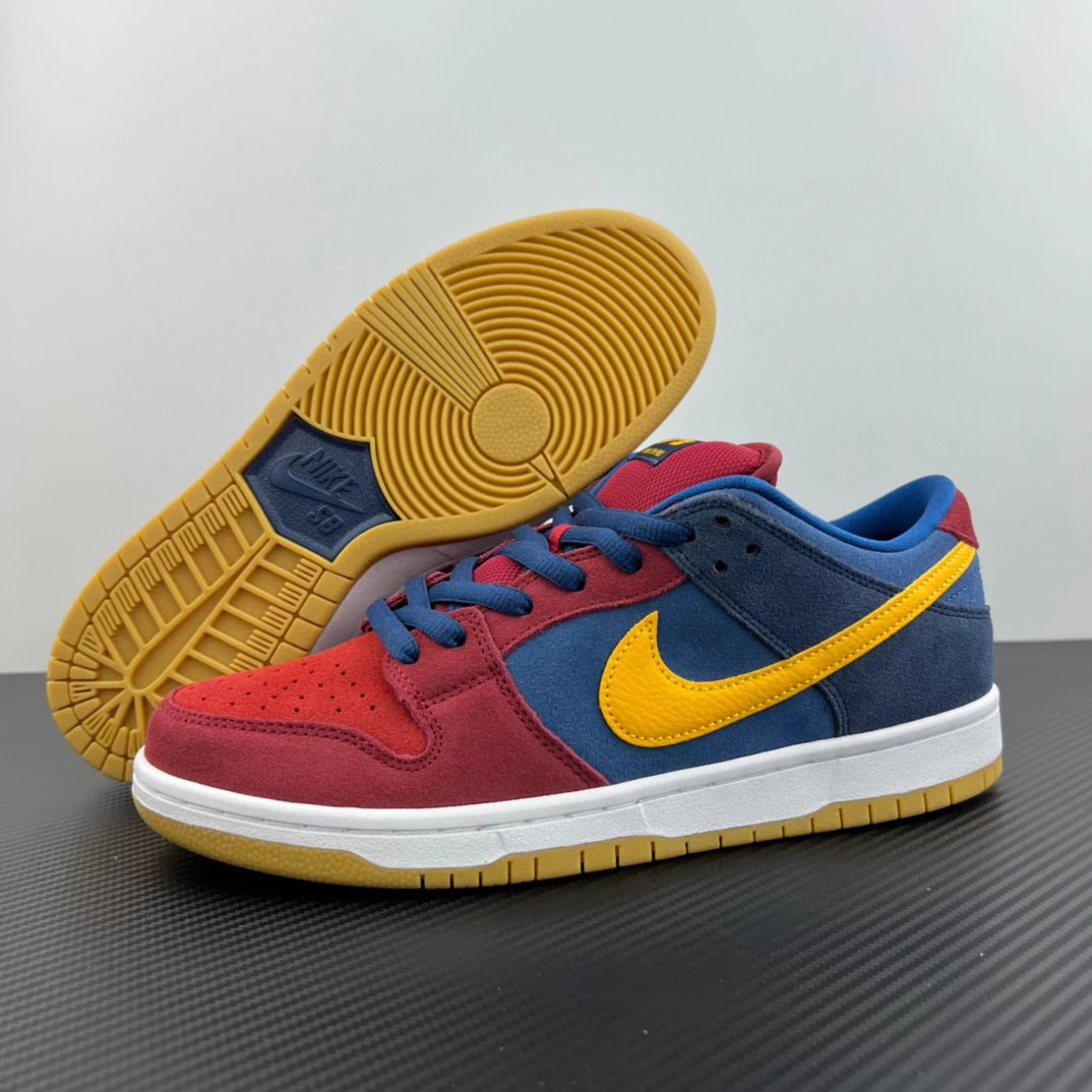 Nike Dunk Low Sneakers — Dunk "Barcelona" Barcelona Red Blue
