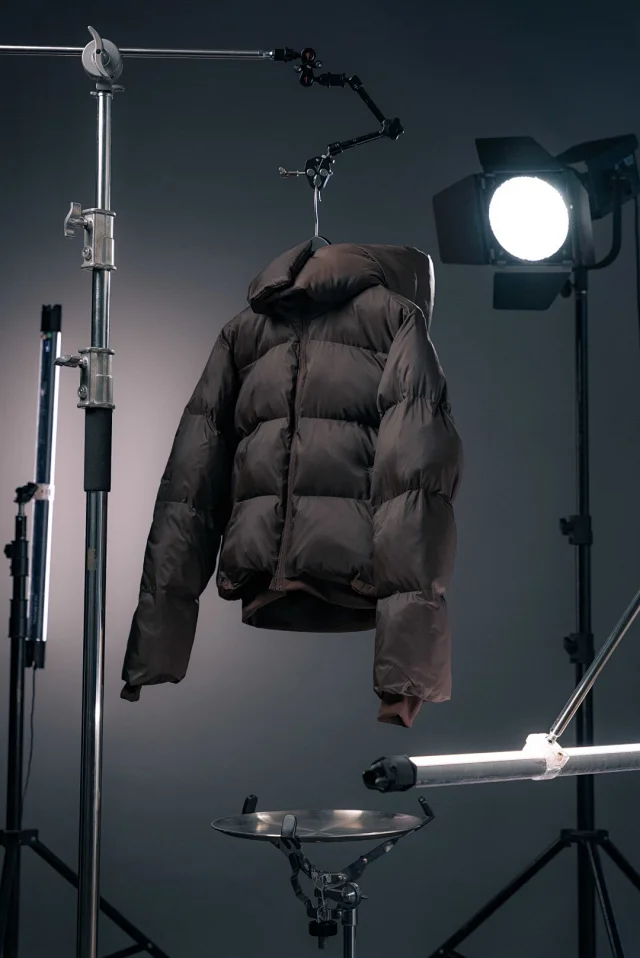 Unbranded Down Jackets Short hooded puffer jacket product detail image 21