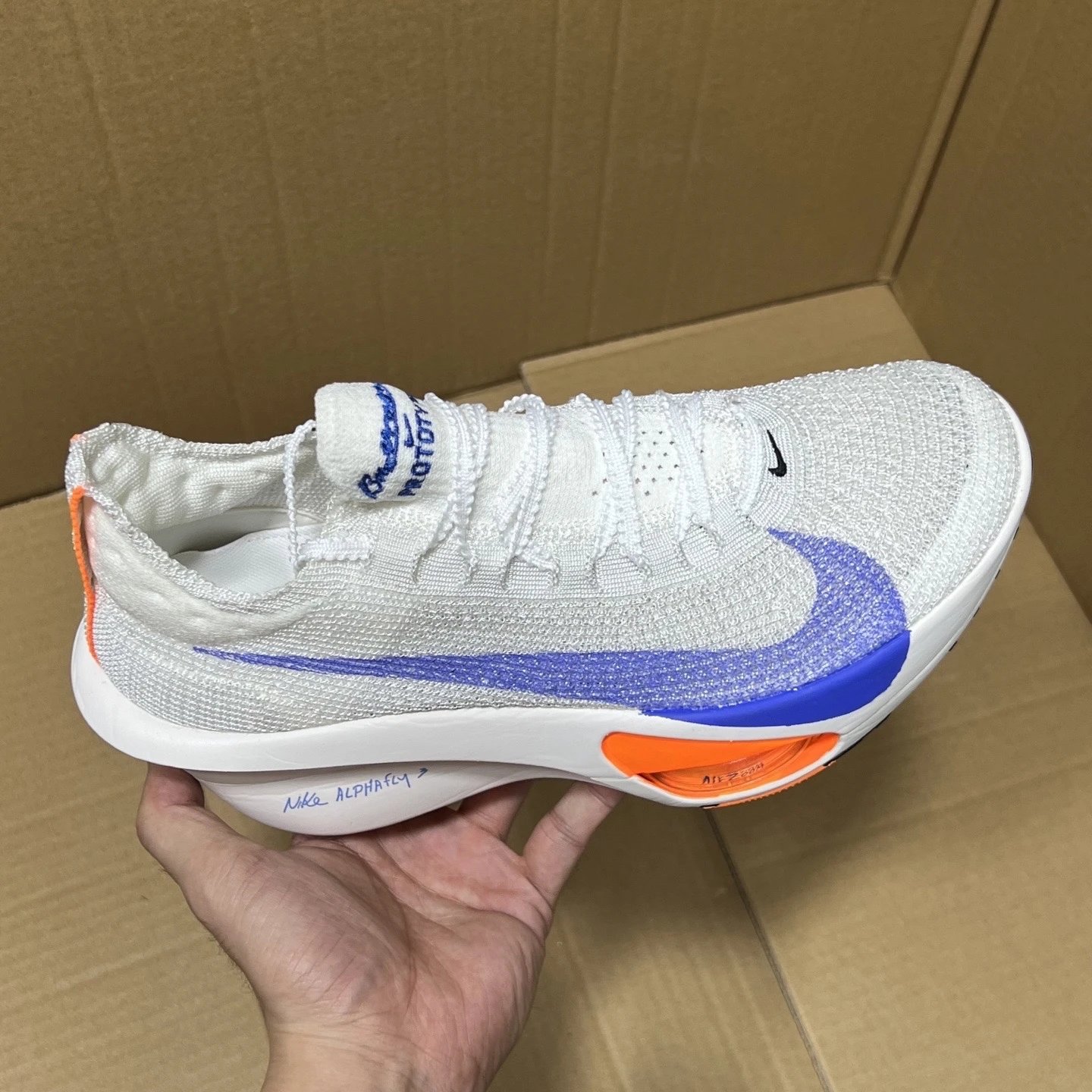 White/Blue