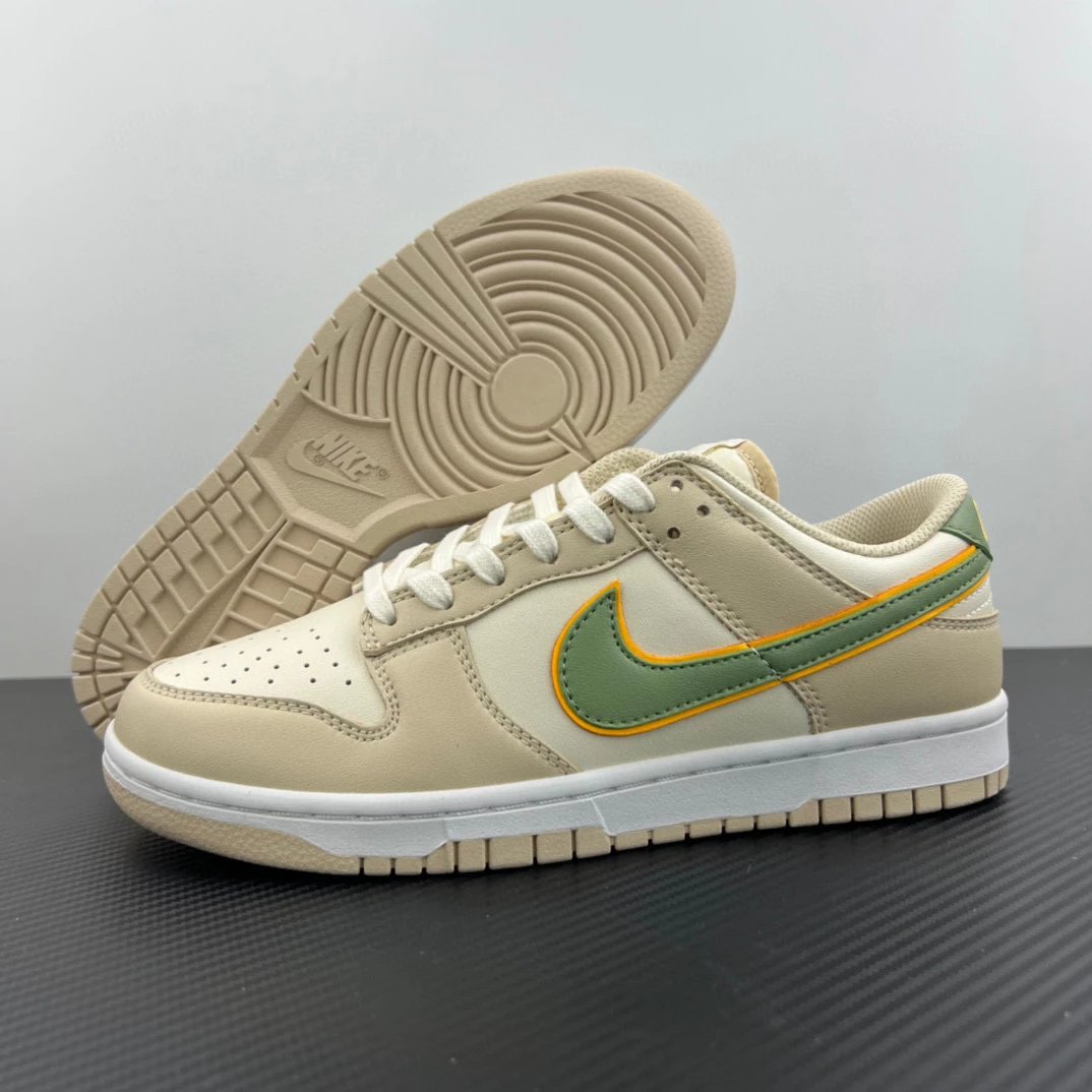Nike Sneakers Dunk Low — FQ 6869-131 "Light Tan"Yellow-green