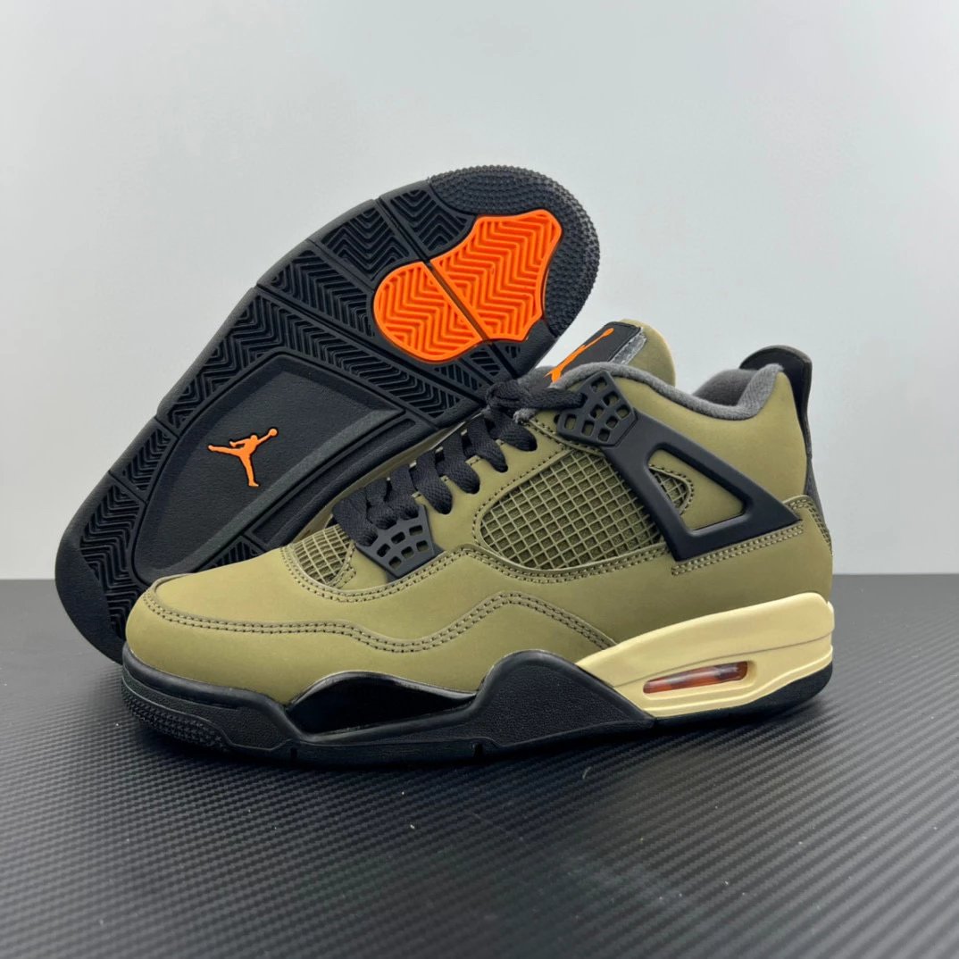 Air Jordan 4 UNDFTD Olive Green