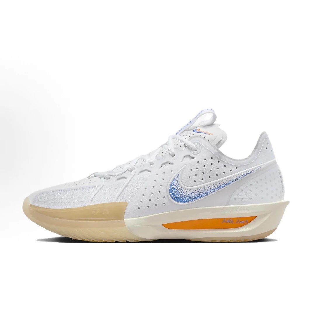 Nike Sneakers Air Zoom G.T. Cut 3 Basketball Shoes — HJ 8206-100 White and blue