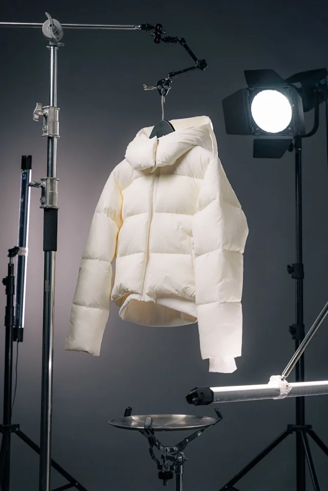 Unbranded Down Jackets Short hooded puffer jacket product detail image 12