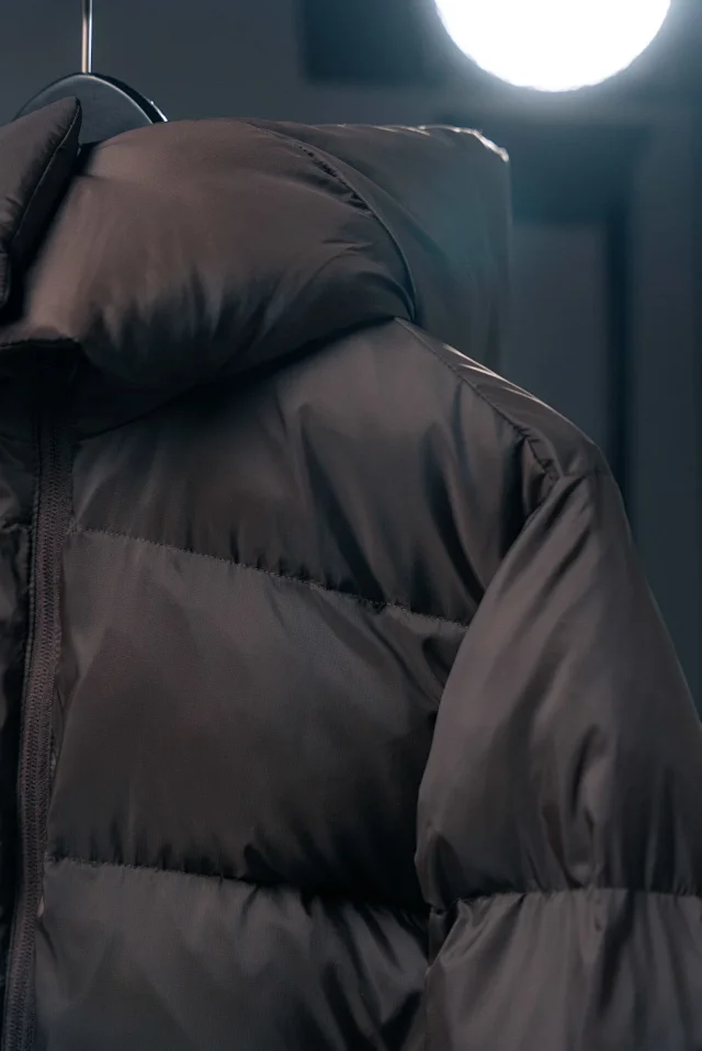 Unbranded Down Jackets Short hooded puffer jacket product detail image 22